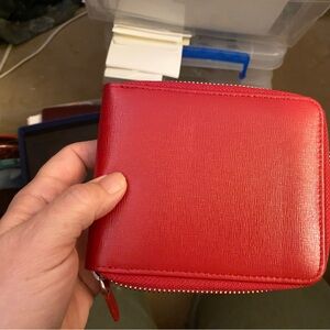 Royce Red Leather Wallet